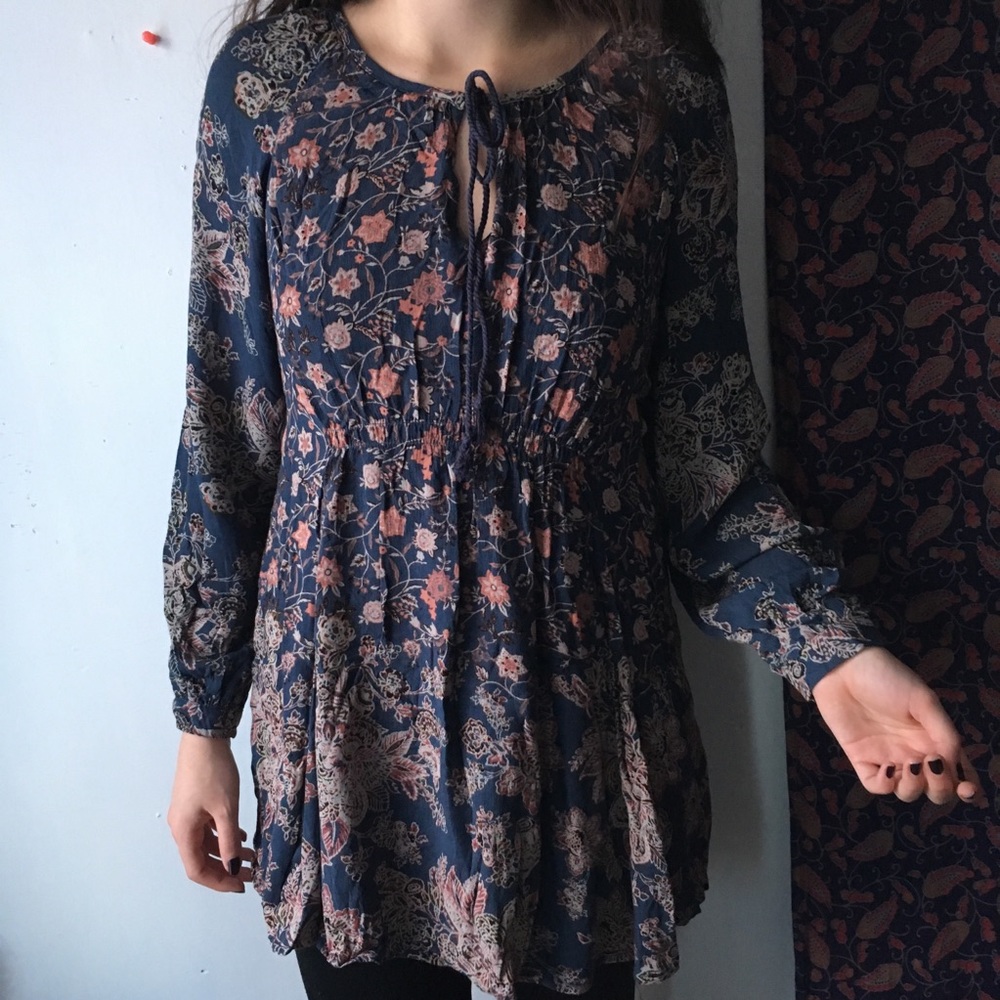 Free People Floral Mini Dress / Top
